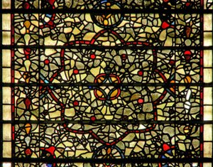 Fenster Fünf-Schwestern, Darstellung von Grisaille