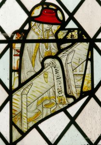 Fenster N3, das St. Hieronymus darstellt