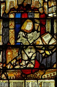 Fenster N5 mit einem Stifter - Sir Reginald Grey