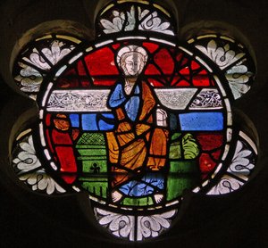 Fenster N6 mit Christus in Majestät