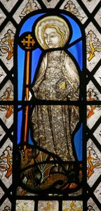 Fenster Na mit Darstellung von St. Margareta von English School