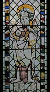 Fenster W, Darstellung des Heiligen Johannes des Täufers
