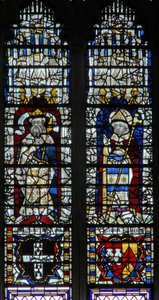 Fenster c18, König und Erzbischof darstellend