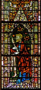 Fenster c6, Darstellung von St. Bartholomäus von English School