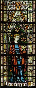 Fenster c6, Darstellung von St. Johannes von English School