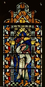 Fenster mit Darstellung von Abraham