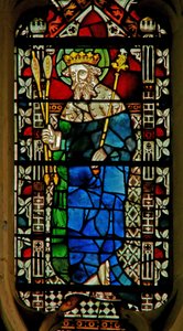 Fenster mit König Edmund von English School