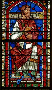 Fenster mit einer genealogischen Figur: Aminadab von English School
