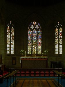Fenster, Darstellung eines Blicks auf das östliche Ende der Kirche
