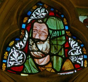 Fenster n-2 mit einem Patriarchen