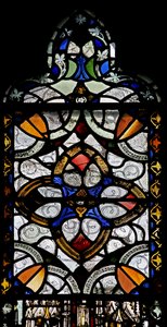 Fenster n4, Grisaille & geometrisches Muster