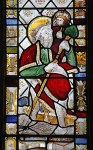 Fenster n5 mit Darstellung von St. Christophorus