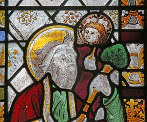 Fenster n5 mit Darstellung von St. Christophorus