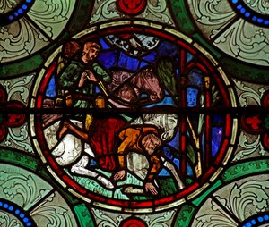 Fenster s16, Bekehrung des St. Paulus von English School