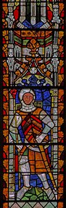 Fenster s4, William Lord de la Zouche darstellend von English School