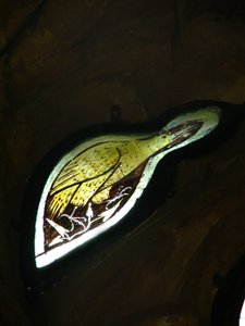 Fenster s5, Darstellung eines Vogels von English School