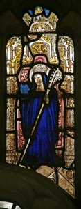 Fenster s7, das St. Etheldreda darstellt? von English School
