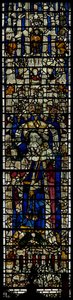 Fenster w12 mit König Edwin von English School