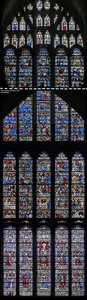 Fenster w15 mit dem St. Cuthbert Fenster von English School