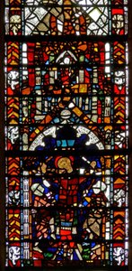 Fenster w39, Darstellung des Martyriums von St. Eleutherius