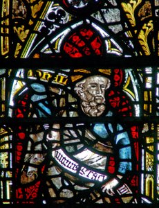 Fenster w3, Prophet Joel darstellend