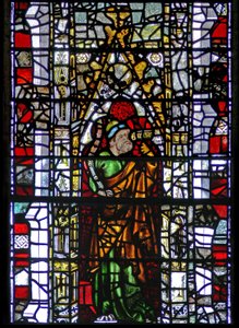 Fenster w3, Prophet Sacharja darstellend von English School