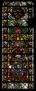 Fenster w42 mit der Gefangennahme der hl. Katharina