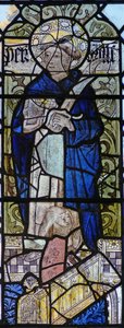 Fenster w4 zeigt St. Peter Martyr von English School