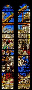 Fenster w4, Anbetung der Heiligen Drei Könige