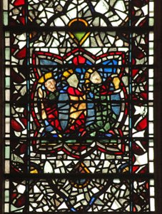 Fenster w57 mit der Anbetung der Heiligen Drei Könige von English School