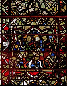 Fenster w57, Darstellung der Heiligen Drei Könige folgen dem Stern