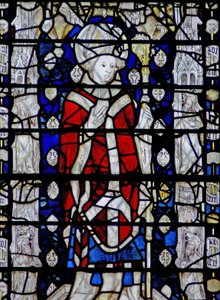 Fenster w6, St. Chad darstellend