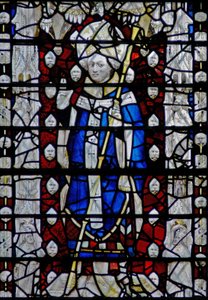 Fenster w6, St. Paulinus darstellend