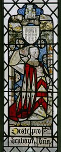 Fenster w6, Darstellung eines Stifters - Elizabeth Fitzwauter von English School