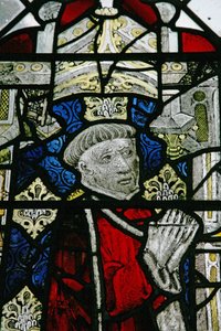 Fenster w6, Darstellung eines Stifters - John Gedney von English School