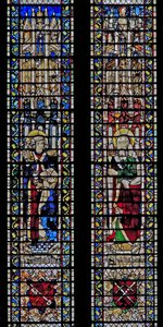 Fenster w71 mit St. Peter und St. Paul von English School