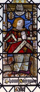 Fenster w7, Darstellung eines Stifters - Thomas Montgomery von English School