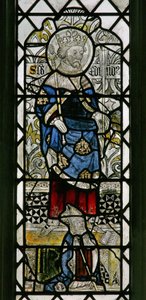 Fenster w8, Darstellung des Heiligen Edmund