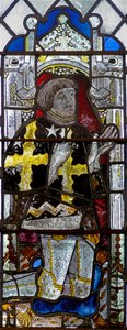 Fenster w8, Darstellung eines Stifters - Thomas Peyton von English School