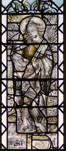 Fenster w8, Darstellung der Engelshierarchie: Erzengel Raphael von English School
