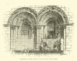 Fenster der Kirche des Heiligen Grabes