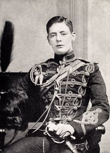 Winston Churchill als Leutnant im 4. Queen