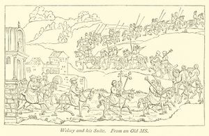 Wolsey und seine Suite von English School
