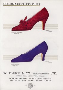 Damenschuhwerbung, 1930er Jahre von English School