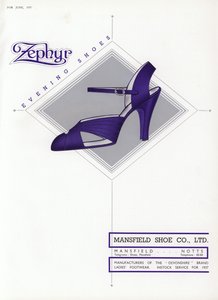 Werbung für Damenschuhe, 1930er von English School