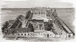 Worcester College, ehemals Gloucester Hall, Oxford ca. 1673, aus 