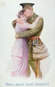 Postkarte aus dem Ersten Weltkrieg, ca. 1914-18 von English School
