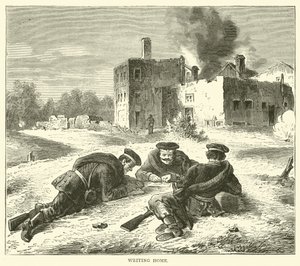 Nach Hause schreiben, September 1870 von English School