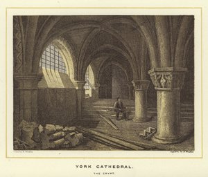 York Kathedrale, die Krypta