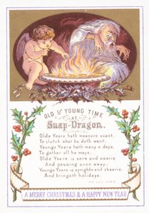 Jung und Alt, Weihnachtskarte von English School